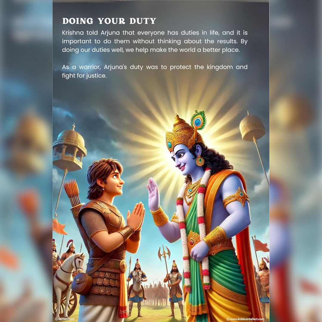 Bhagavad Gita Handbook for Kids - English