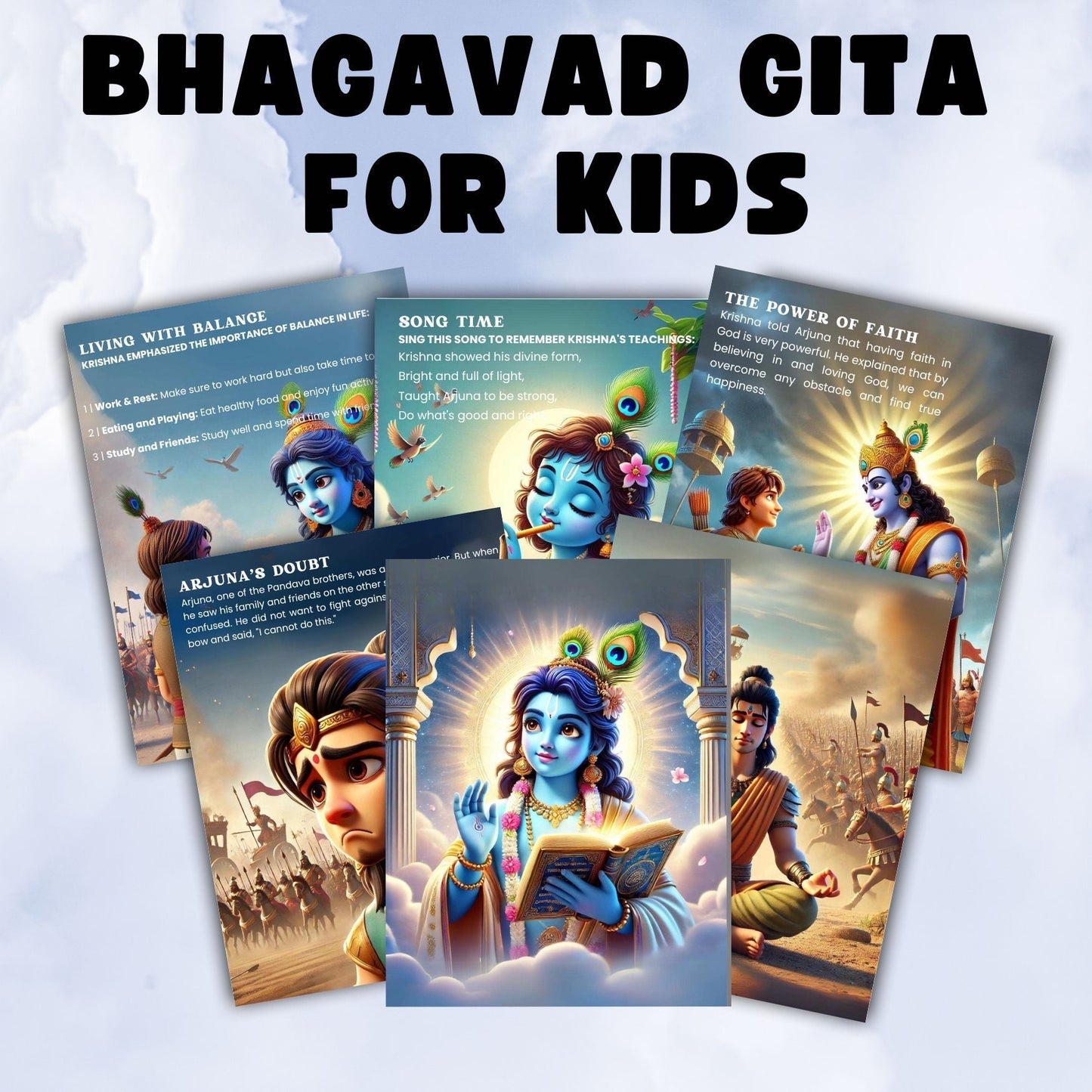 Bhagavad Gita Handbook for Kids - English