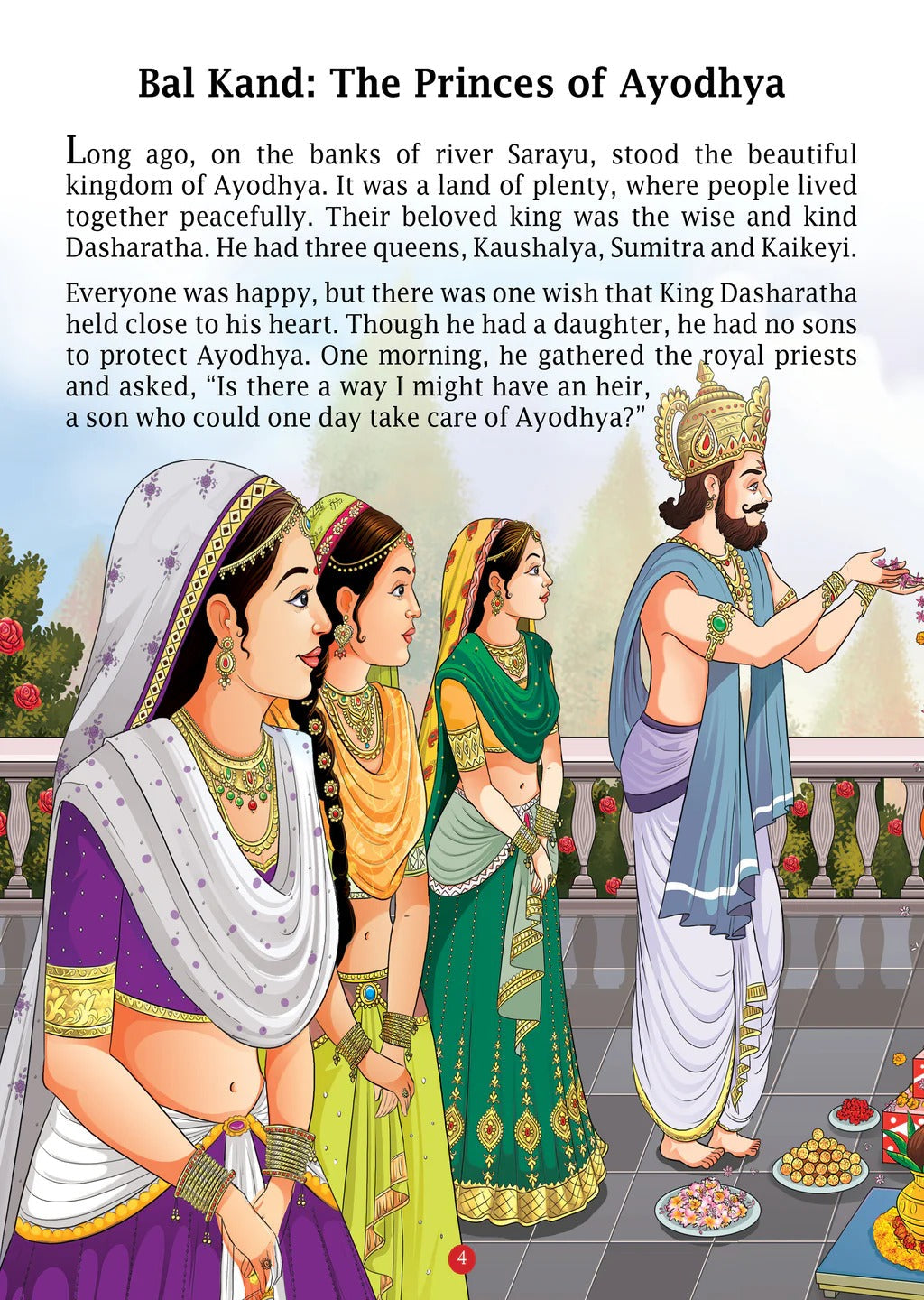 Ramayan Story Book for Kids Handbook | Padded Illustrated Mythology for Children