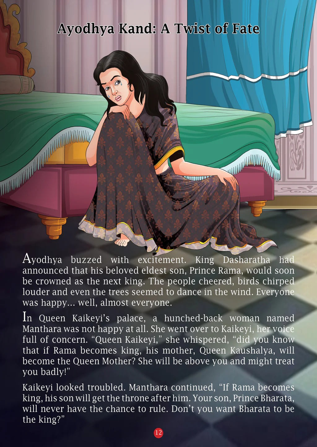 Ramayan Story Book for Kids Handbook | Padded Illustrated Mythology for Children